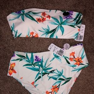 Forever 21 bathing suit with high wasted bottoms